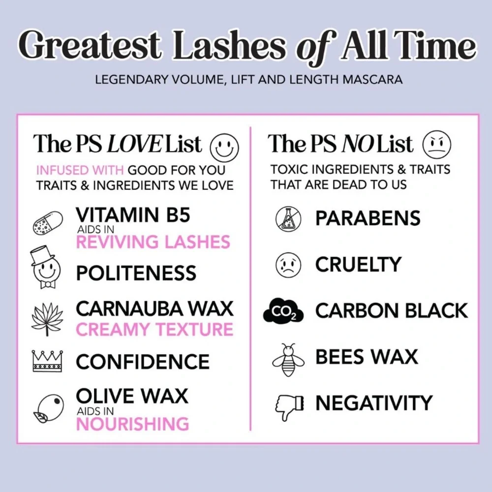 $7❤️‍🔥 Polite Society Greatest Lashes of All Time Mascara Travel Size 👁️ NEW